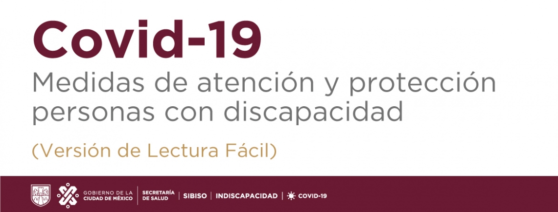 Covid19 Medidas de Atención y Protección a Personas con Discapacidad LECTURA FACIL