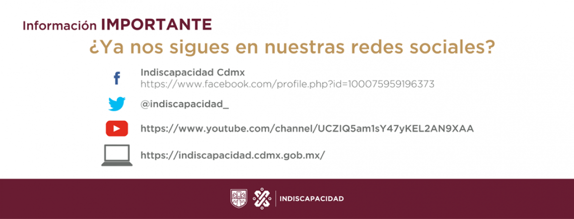 Información de medios de comunicación del INDISCAPACIDAD CDMX 2022